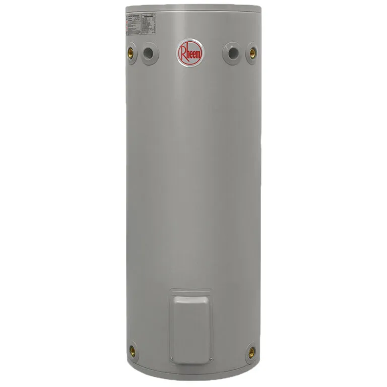 Rheem 125L Electric Water Heater providing reliable, efficient hot water for smaller families.