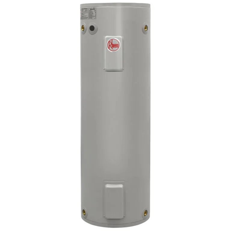 Rheem 160L Twin Element Electric Water Heater Model 492160 with dual element design for reliable hot water supply in busy Australian households