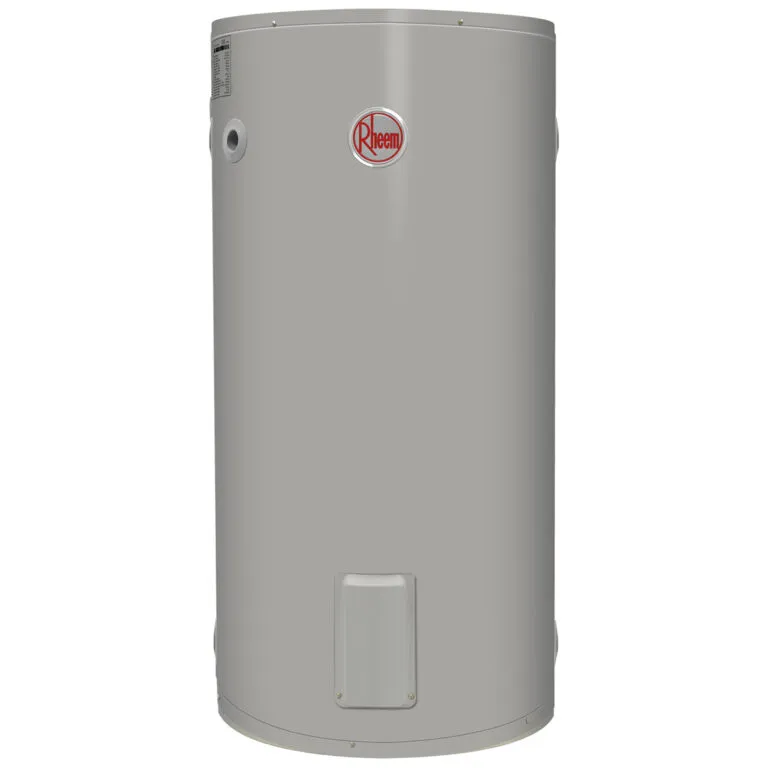 Australian-made Rheem 250L Electric Water Heater with large capacity, providing reliable hot water for households of all sizes.