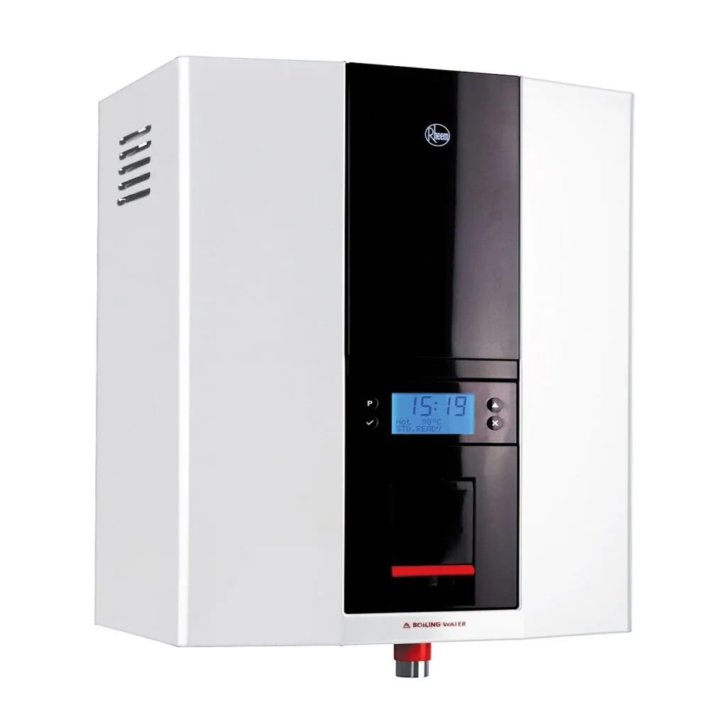 Rheem Lazer Office 5L commercial boiling water unit, providing instant hot water for busy office environments with reliable performance