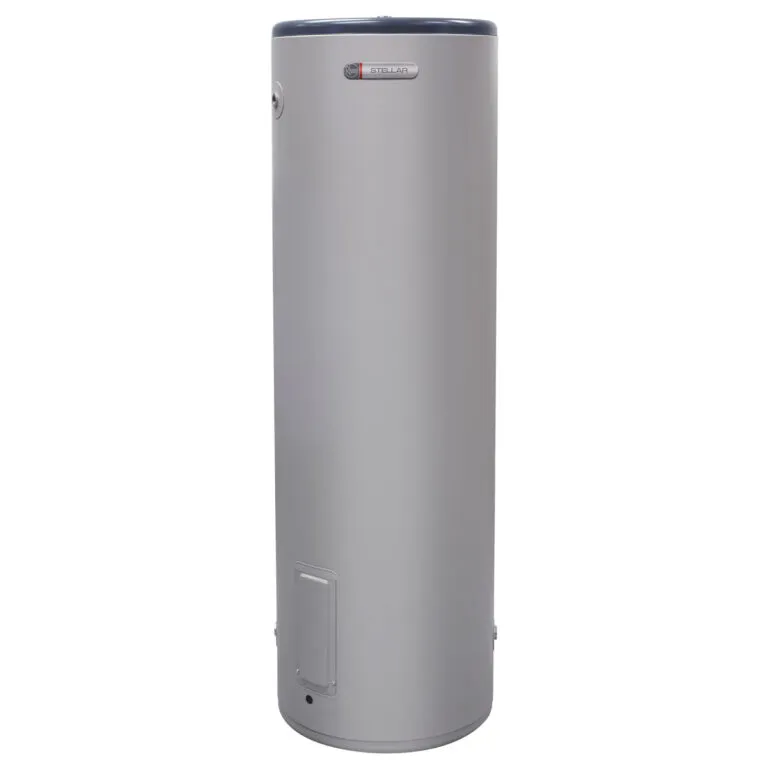 Rheem Stellar® 160L Stainless Steel Electric Water Heater, made in Australia, reliable hot water for small families with efficient operation.