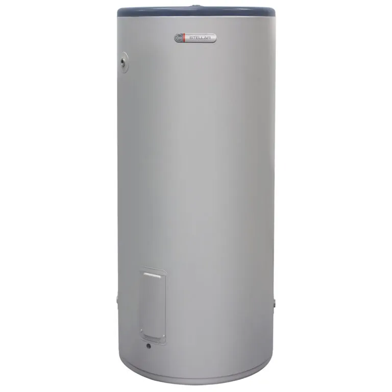 Rheem Stellar® 250L Stainless Steel Electric Water Heater (Model 4A1250) for small to medium Australian households, durable design with quick recovery and energy efficiency.
