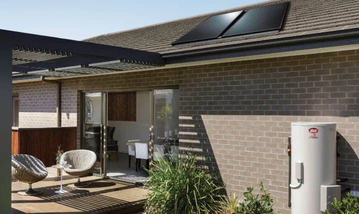 Dux Ecosmart Solar Hot Water installed