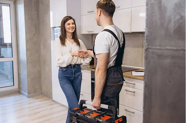 Two people shaking hands