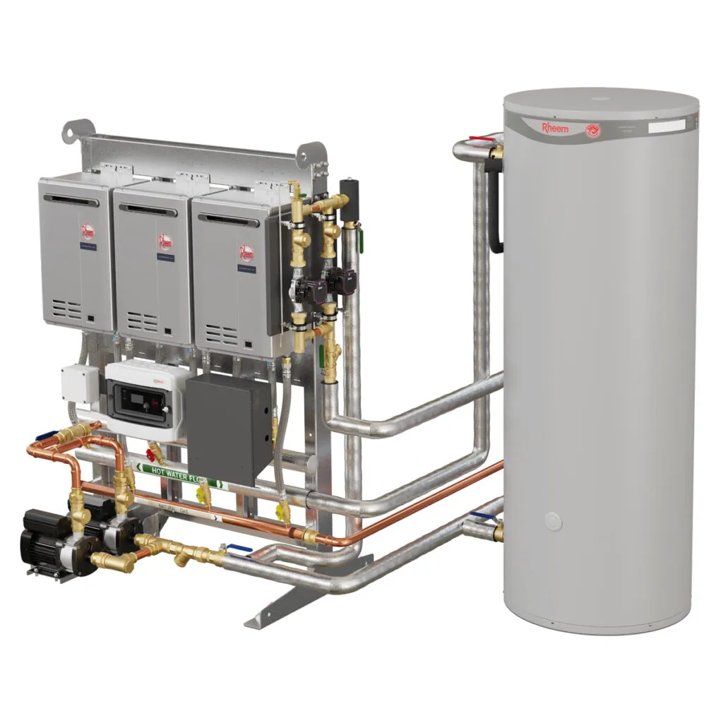 Rheem Tankpak Series 4 External Deluxe TP4E02-06D Hot Water System Brisbane & Sunshine Coast